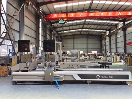 Profil d'aluminium Machine de scie automatique Lamelle de scie de 550 mm de diamètre Coupe 45 et 90 degrés