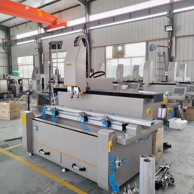 Machine à percer des trous à double tête en aluminium de 300 mm