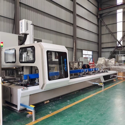7000mm ATC CNC 4 axes verticale alliage d'aluminium porte, fenêtre et mur de rideau fabrication machine