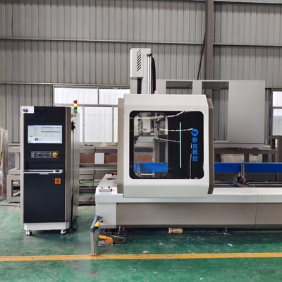 7000mm ATC CNC 4 axes verticale alliage d'aluminium porte, fenêtre et mur de rideau fabrication machine