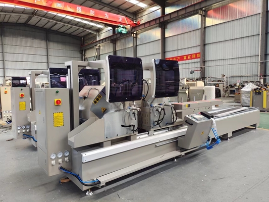 Machine de fabrication de fenêtres Machine de découpe CNC Tête double Tête de mitre de scie pour profil aluminium Avec certificat CE