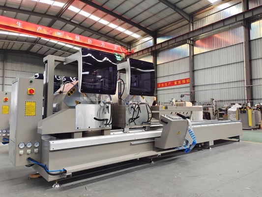 600 lame de scie CNC double tête mitre machine de coupe pour l'aluminium et PVC porte de fenêtre