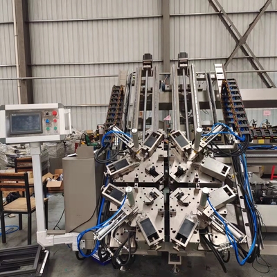 Machine à faire des fenêtres et des portes en aluminium à 4 têtes