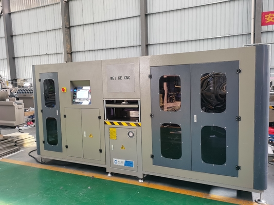 Aluminium UPVC 7 axes machine de fraisage de face de finition CNC machine de fabrication de fenêtre de porte et de mur de rideau