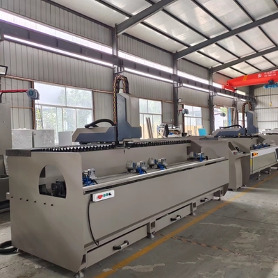 Machine de fraisage à forage CNC de 2500 mm, fabrication automatique de murs de rideau et de portes et fenêtres en aluminium