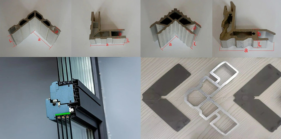 Machine de découpe de profil de connecteur d'angle en aluminium avec fonction d'alimentation et de coupe
