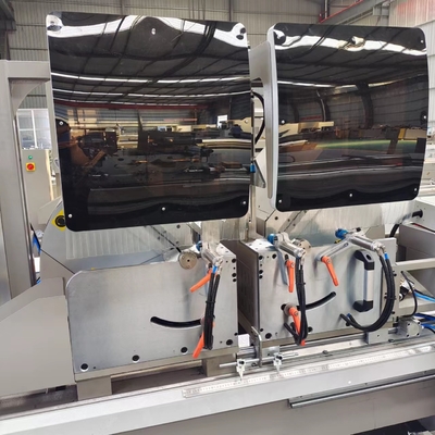 550 lame de scie en aluminium porte de fenêtre en UPVC machine de découpe CNC double tête de découpe scie